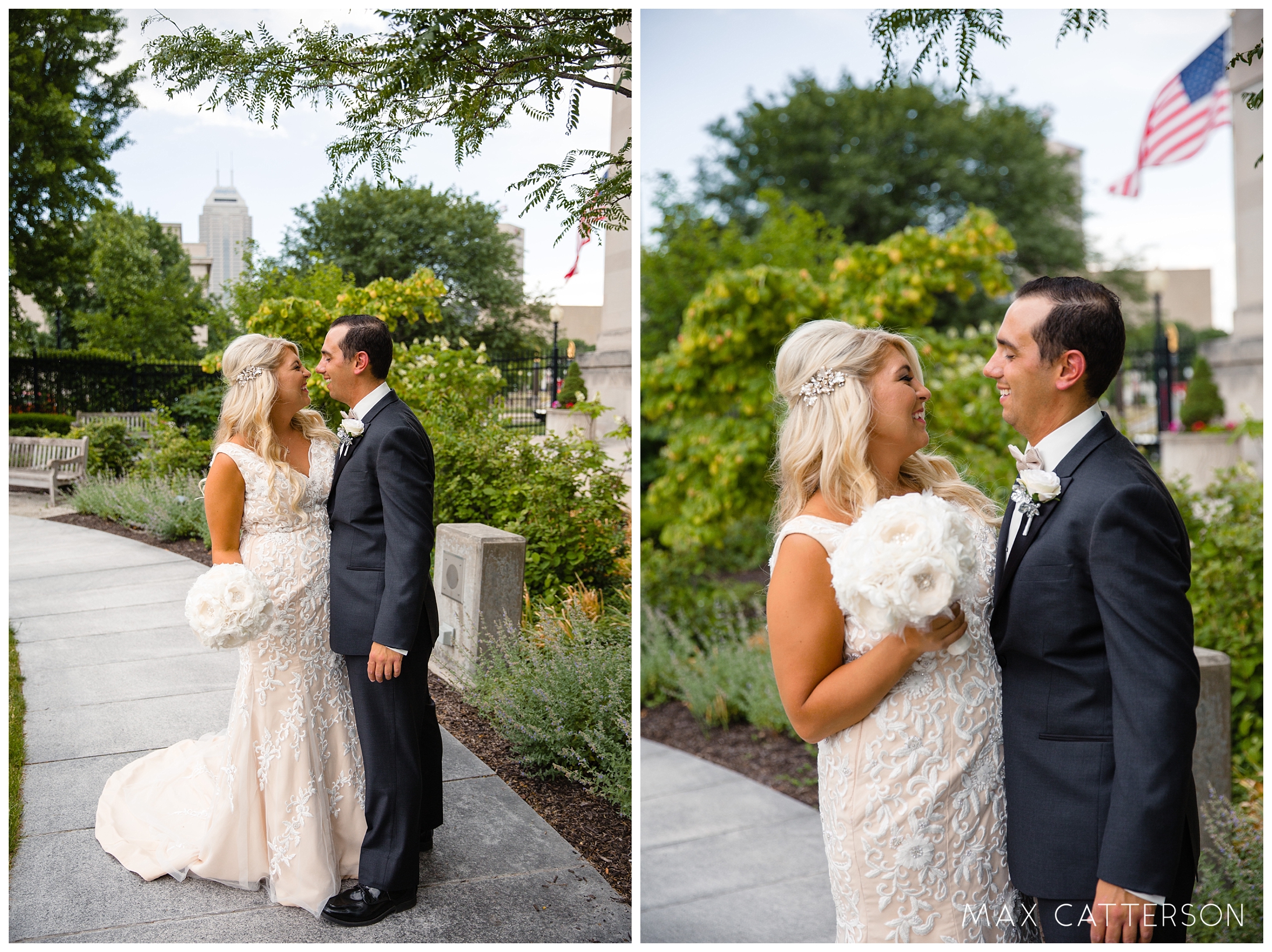 bride and groom indianapolis